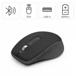 HAMA Безжична мишка „WM-450“, 2.4 GHz / Bluetooth, 7 бутона