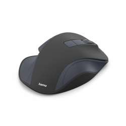 HAMA Безжична оптична мишка WM-500 Recharge , черна, 6 бут.,800/1200/1600 dpi, безшумна