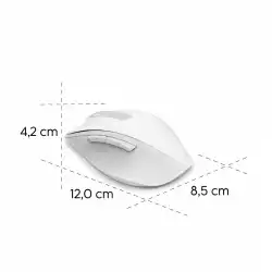HAMA Безжична оптична мишка WM-500 Recharge, бяла, 6 бут.,800/1200/1600 dpi, безшумна