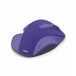 HAMA Безжична оптична мишка WM-500 Recharge, 6 бут.,800/1200/1600 dpi, безшумна, лилаво