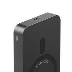 HAMA Безжична външна батерия Qi2, 10000mAh, индуктивно зареждане, антрацит