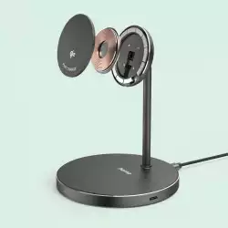 HAMA Безжична зарядна станция Qi2, 15W, черно