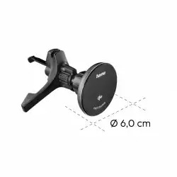 HAMA Безжично зарядно устройство Qi2, 15W, за кола, черно