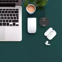 HAMA Безжично зарядно устройство Qi2, 15 W, черно, за Apple