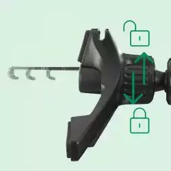 HAMA Безжично зарядно устройство Qi2, 15W, за кола, черно