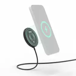 HAMA Безжично зарядно устройство Qi2, 15 W, черно, за Apple
