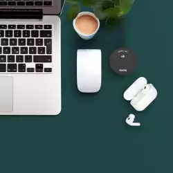 HAMA Безжично зарядно устройство Qi2, 15 W, черно, за Apple