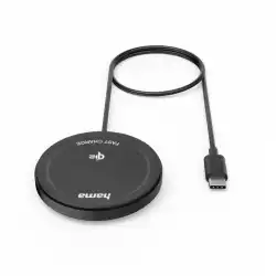 HAMA Безжично зарядно устройство Qi2, 15 W, черно,