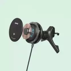 HAMA Безжично зарядно устройство Qi2, 15W, за кола, черно