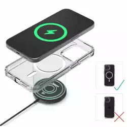 HAMA Безжично зарядно устройство Qi2, 15 W, черно, за Apple