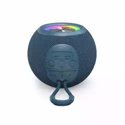 HAMA Блутут колонка "Ball Shape Speaker", 5 светлинни режима, 5W, синя