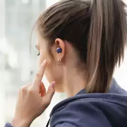 HAMA Блутут слушалки "Freedom Buddy II", True Wireless, Лилав