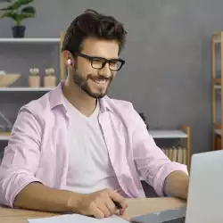 HAMA Блутут слушалки "Freedom Buddy II", True Wireless, Розов