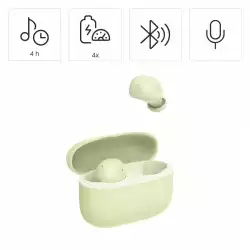 HAMA Блутут слушалки "Freedom Buddy II", True Wireless, Зелен