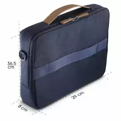 HAMA Чанта за лаптоп "Casual", от 34 до 36 cm (13.3" - 14.1"), Син