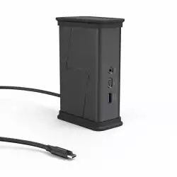 HAMA Докинг станция USB-C "Connect2Office Black", 9 порта, 2x HDMI™, USB-A, USB-C, LAN