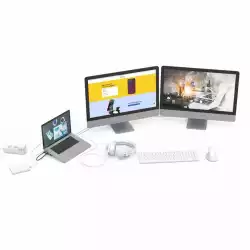 HAMA Докинг станция "Connect2Office Basic V2" USB-C, 9 в 1 за лаптоп