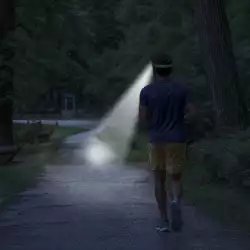 HAMA Фенер Челник HL200" LED, батерии, спорт, 4 режима