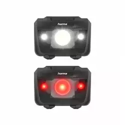 HAMA Фенер Челник HL200" LED, батерии, спорт, 4 режима