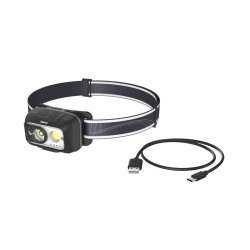 HAMA Фенер Челник/ LED "HL500-C", USB-C, 4 Режима