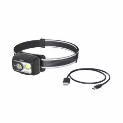 HAMA Фенер Челник/ LED "HL500-C", USB-C, 4 Режима