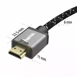 HAMA Кабел Ultra High Speed HDMI - HDMI, 8K, 5.0 м, 48Gbit/s, сертифициран