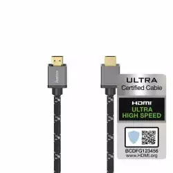 HAMA Кабел Ultra High Speed HDMI - HDMI, 8K, 5.0 м, 48Gbit/s, сертифициран                          