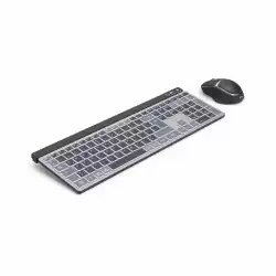 HAMA Комплект безжична клавиатура-мишка "WKM-750", Bluetooth & 2.4Ghz, кирилизирана