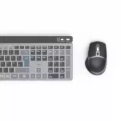 HAMA Комплект безжична клавиатура-мишка "WKM-750", Bluetooth & 2.4Ghz, кирилизирана