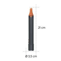 HAMA LED Фенер FLX1200-C, презареждащ се, удароустойчив, алуминиев, 4 режима + SOS