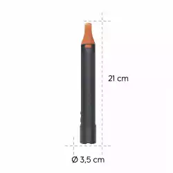 HAMA LED Фенер FLX1200-C, презареждащ се, удароустойчив, алуминиев, 4 режима + SOS