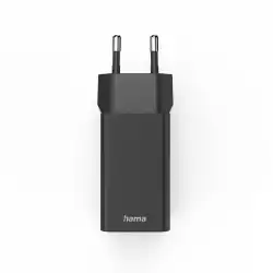 HAMA Мини Зарядно 220V 35 W, 1x USB-C PD, 3x USB-A, Черно