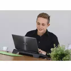 Hama охлаждаща поставка за лаптоп Black Edition с вентилатор, USB