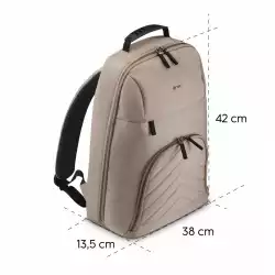 HAMA Раница за лаптоп "Premium Lightweight", до 41 см (16,2"), бежов