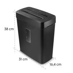 HAMA Шредер „Prime M50CD-B“, ниво на сигурност P5 T2 E2 O1, черен
