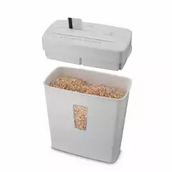 HAMA Шредер „Prime M50CD-B“, ниво на сигурност P5 T2 E2 O1, бял