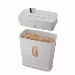 HAMA Шредер „Prime M50CD-B“, ниво на сигурност P5 T2 E2 O1, бял