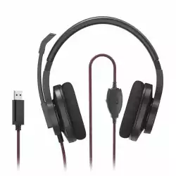 HAMA Слушалки с микрофон HS-USB400 V2, черно