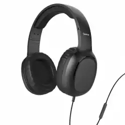 HAMA Слушалки с микрофон "Fun II", On-Ear, 3.5 мм жак, Черни                          
