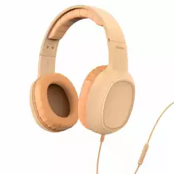 HAMA Слушалки с микрофон "Fun C", USB-C, водач за кабел от едната страна, Оранжев