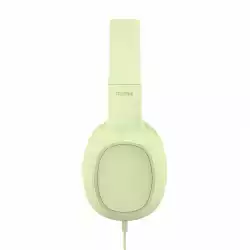 HAMA Слушалки с микрофон "Fun C", USB-C, водач за кабел от едната страна, зелени