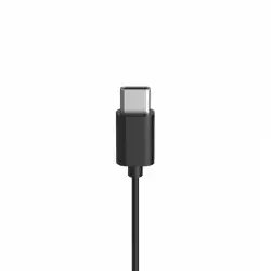 HAMA Слушалки с микрофон "Fun C", USB-C, водач за кабел от едната страна, черни