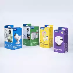 HAMA Смарт мини контакт, Wi-Fi, Гласов контрол, 3680 W, Matter                          