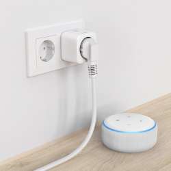 HAMA Смарт мини контакт, Wi-Fi, Гласов контрол, 3680 W, Matter