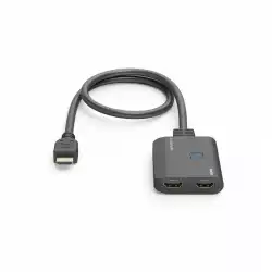 HAMA Сплитер 4K HDMI мъжко - 2 x HDMI женско, черен