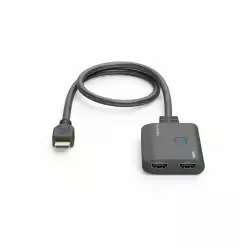 HAMA Сплитер 4K HDMI мъжко - 2 x HDMI женско, черен