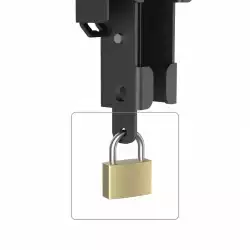 HAMA Стенна стойка за TV, 165 см (65") до 50 кг, защита от кражба