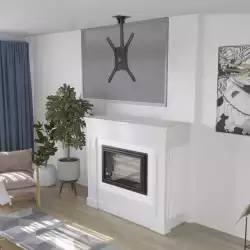 HAMA Стойка за таван  TV, регулируемa, 165 см (65"), 220877