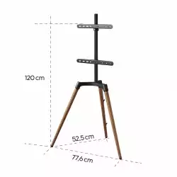 HAMA Стойка за TV, до 165 cm (65") , въртяща се, 220873