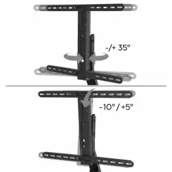 HAMA Стойка за TV Stand "Design" до 165см / 65"/, до 40 кг